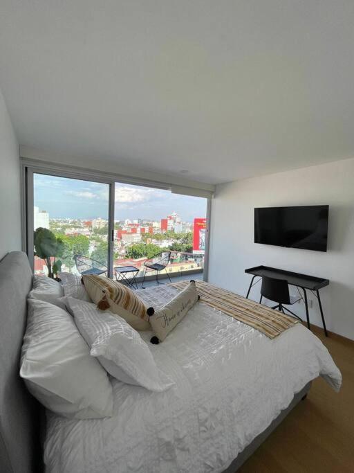 Appartamento Depto Con Alberca Zona Condesa Città del Messico Esterno foto