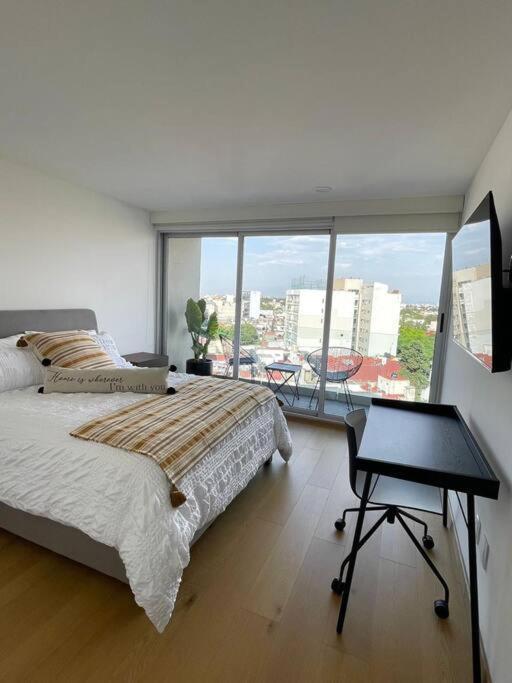 Appartamento Depto Con Alberca Zona Condesa Città del Messico Esterno foto