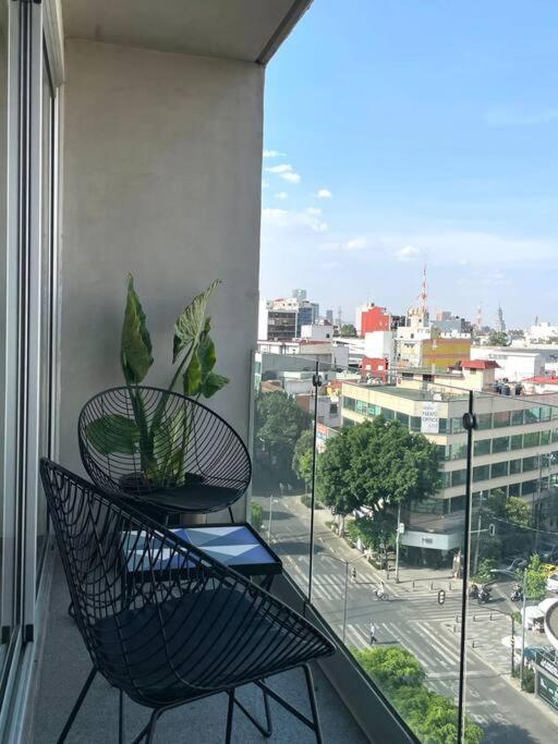 Appartamento Depto Con Alberca Zona Condesa Città del Messico Esterno foto