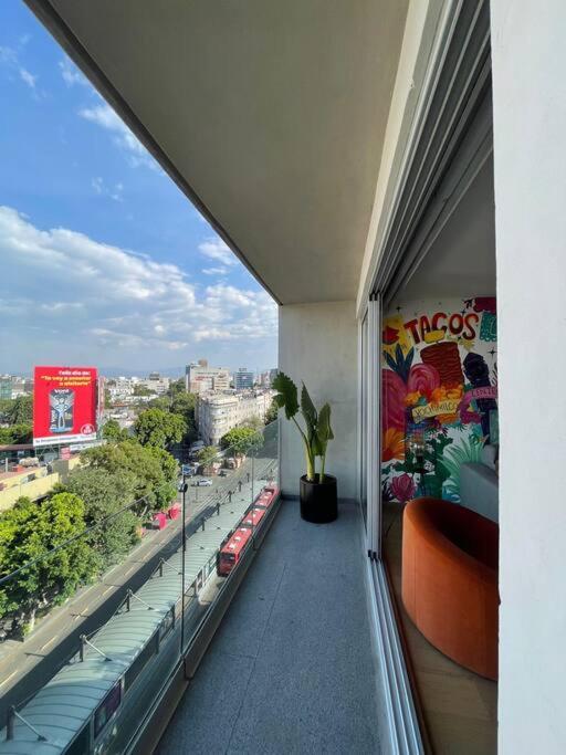 Appartamento Depto Con Alberca Zona Condesa Città del Messico Esterno foto